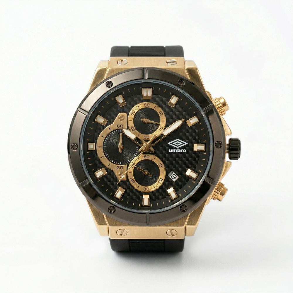 Reloj Análogo Hombre Umbro Plus Negro UMBP-1500-160-0