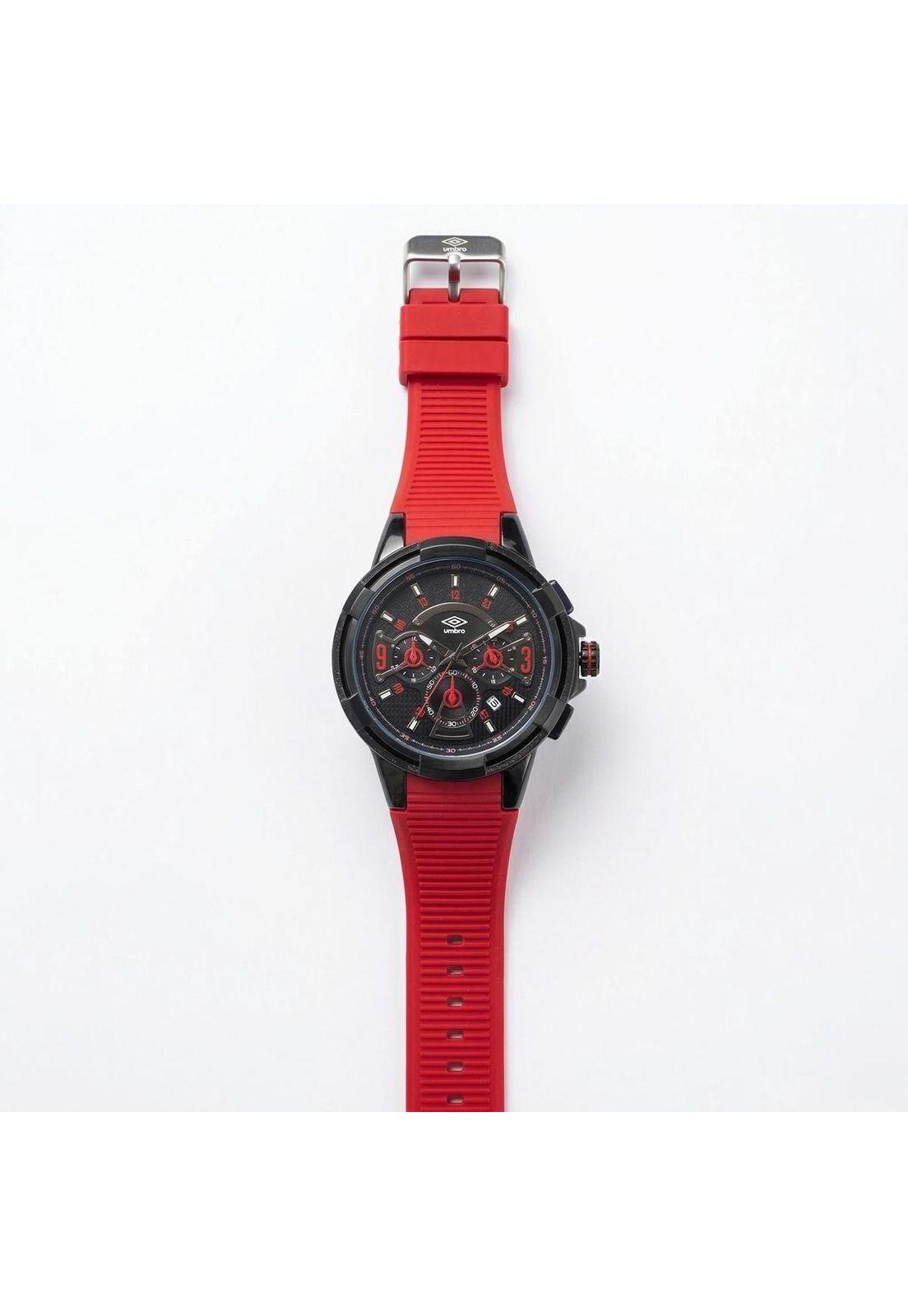 Reloj Análogo Hombre Umbro Plus Rojo UMBP-1500-120-2