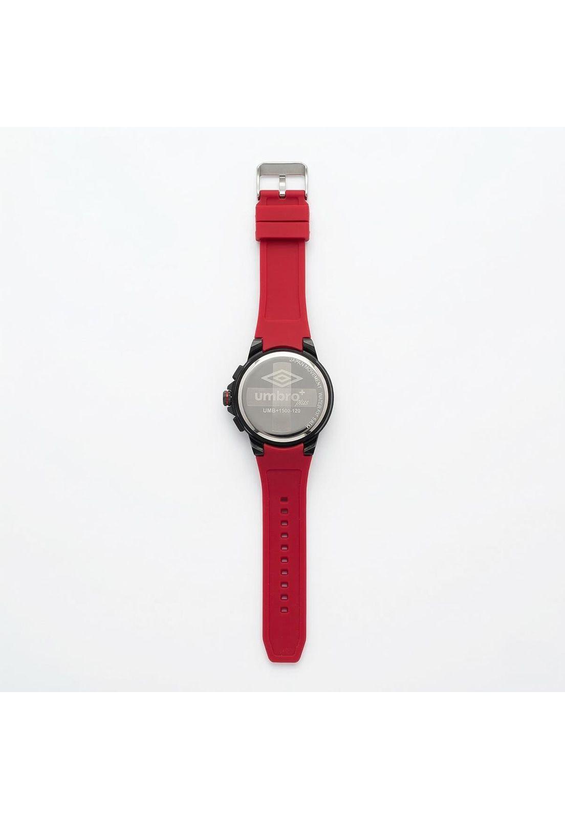 Reloj Análogo Hombre Umbro Plus Rojo UMBP-1500-120-4