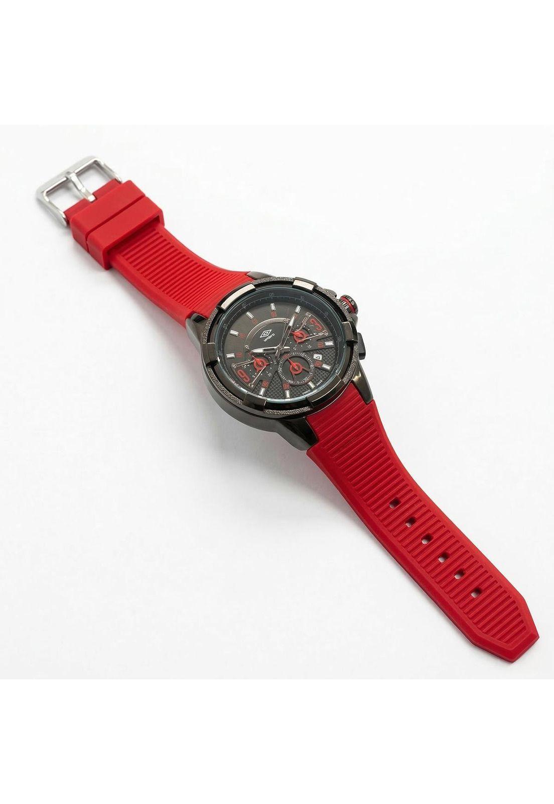 Reloj Análogo Hombre Umbro Plus Rojo UMBP-1500-120-5