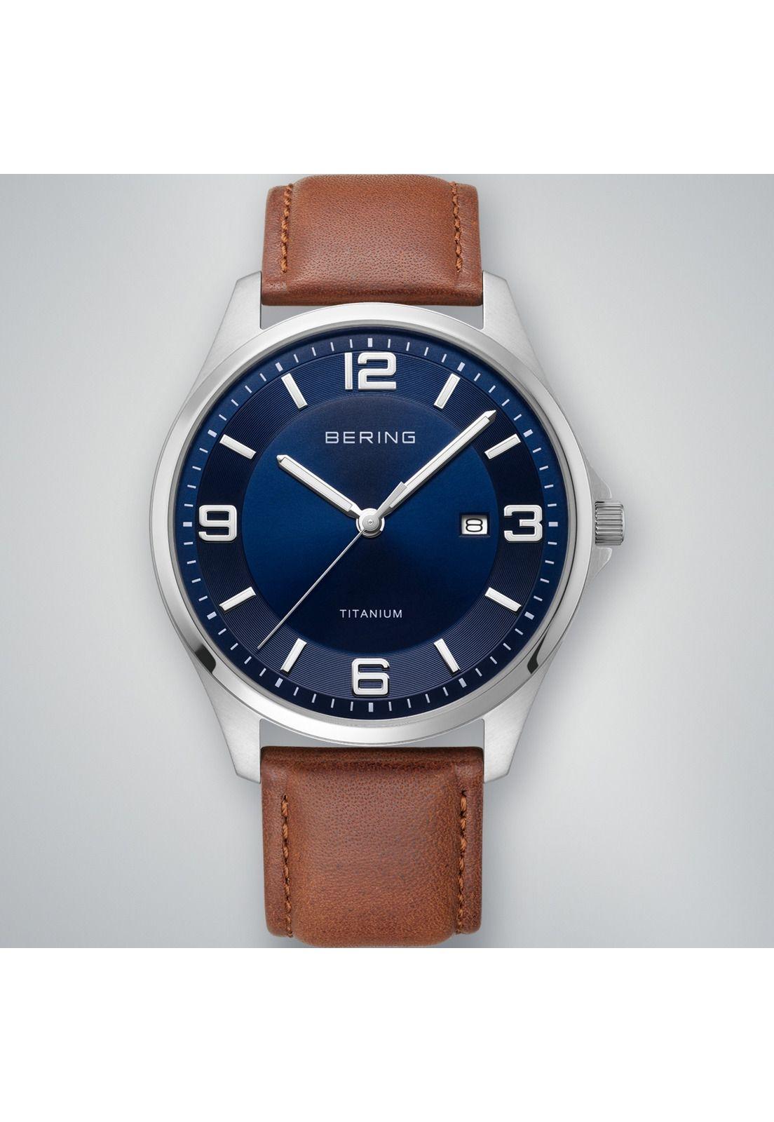 Reloj Análogo Hombre Bering Café 16040-507-1
