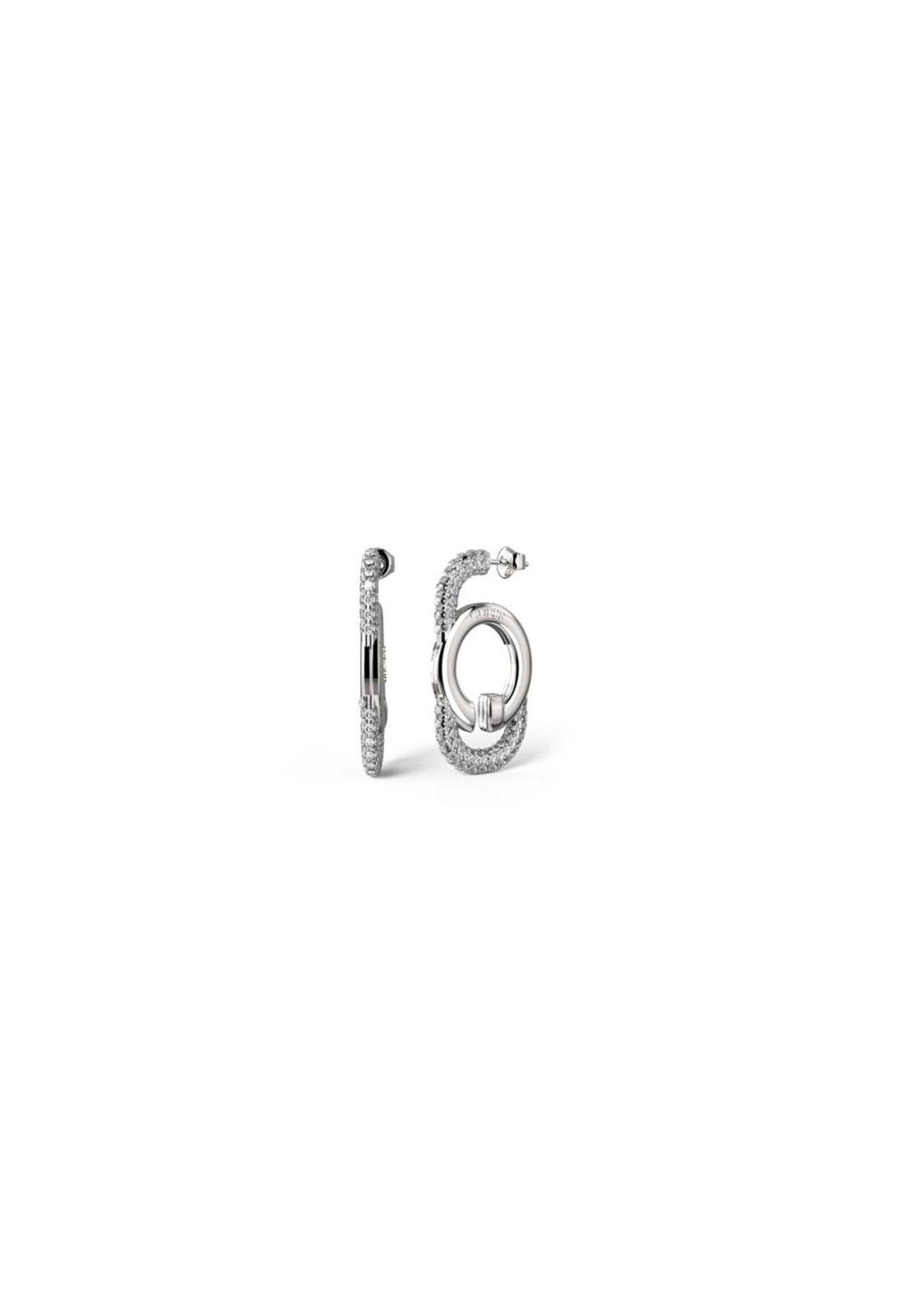 Aros Guess Plateados JUBE04516JWRHT-U-0