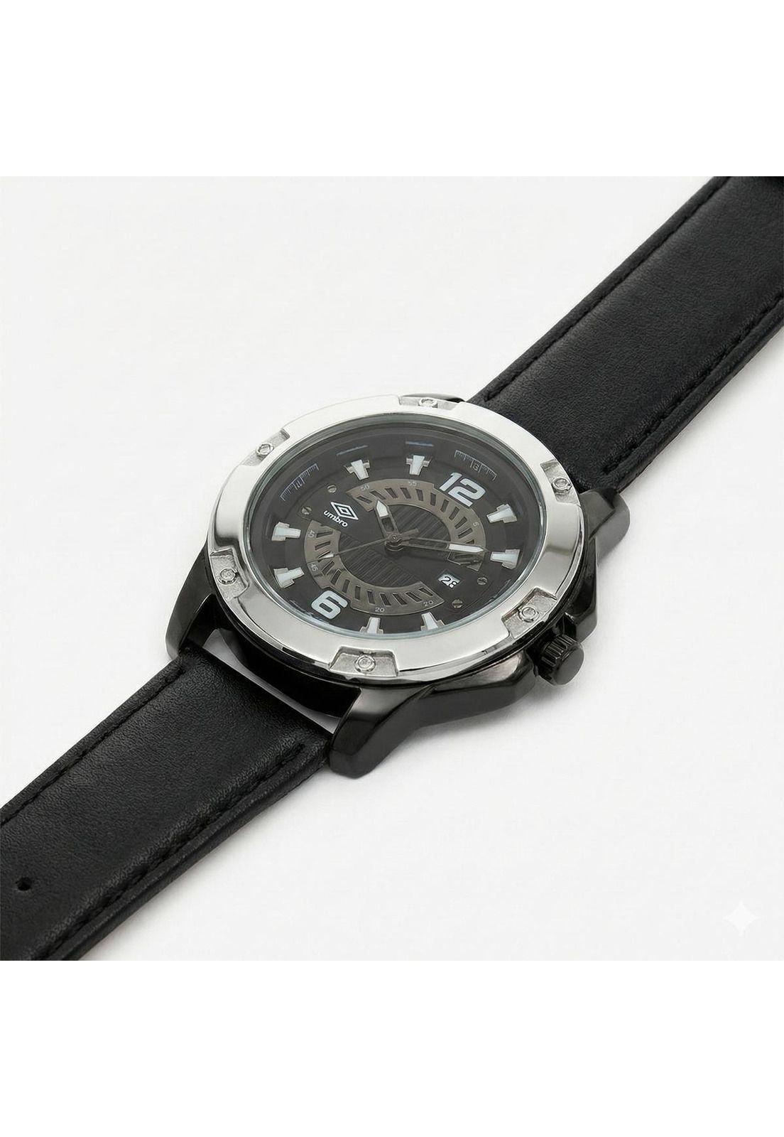 Reloj Análogo Hombre Umbro Plus Negro UMBP-1500-76-2