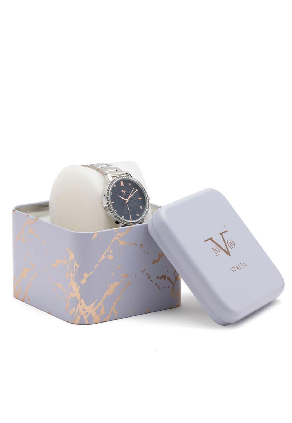 Reloj 19v69 Italia V1969-241-6 Plateado Mujer-3