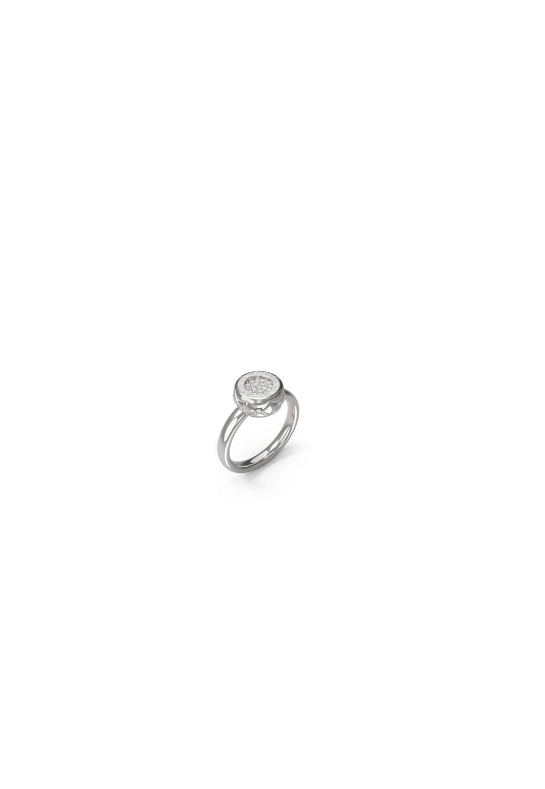 Anillo Guess Plateado JUBR04597JWRH52-0