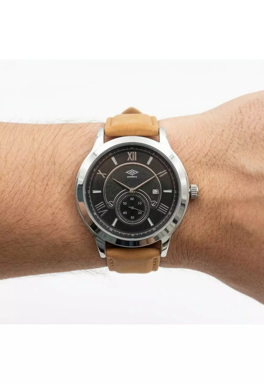 Reloj Análogo Hombre Umbro Plus Café UMBP-1500-131-4