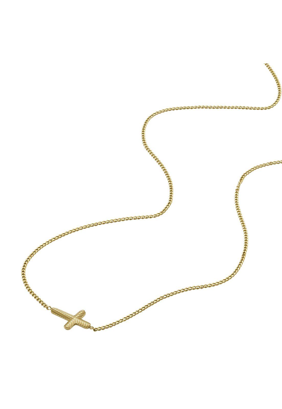 Collar Fossil  JF04748710 Dorado Mujer-2