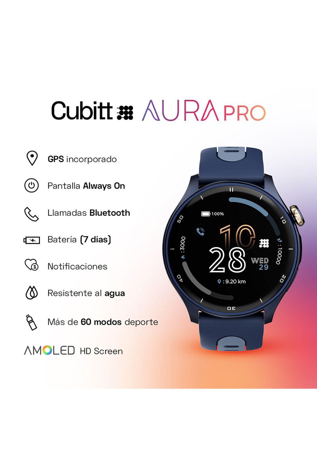 Reloj Smart Watch Cubitt CT-AURAP2 Unisex Azul-2