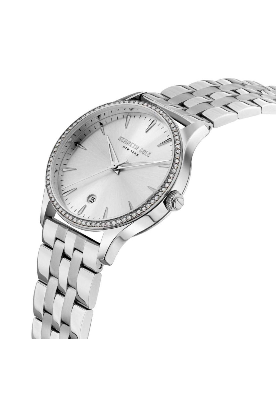 Reloj Kenneth Cole KCWLH2126001 Plateado Mujer-2