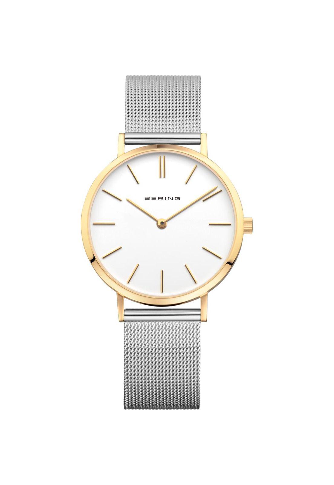 Reloj Análogo Mujer Bering Plateado 14134-010-0