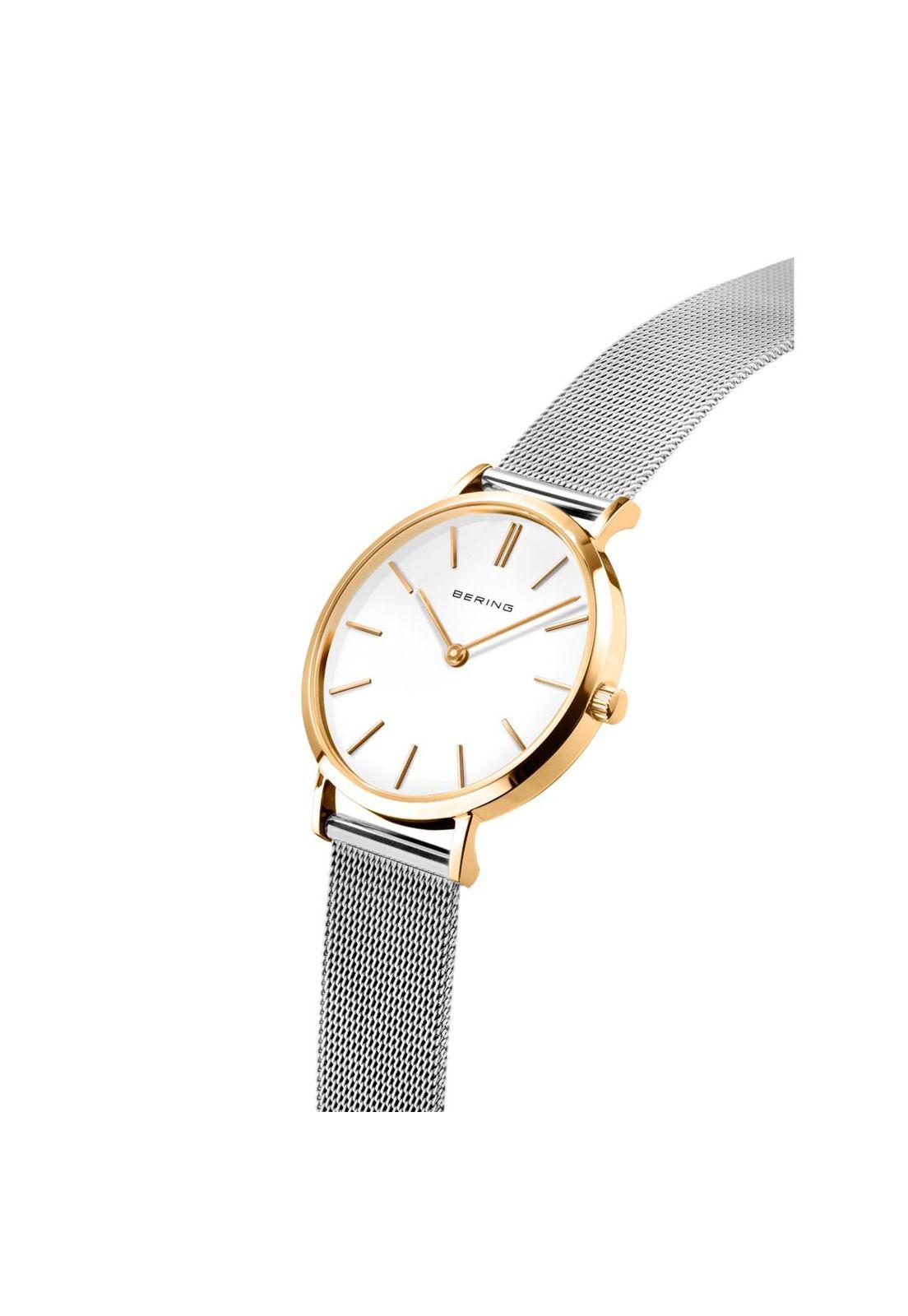 Reloj Análogo Mujer Bering Plateado 14134-010-3