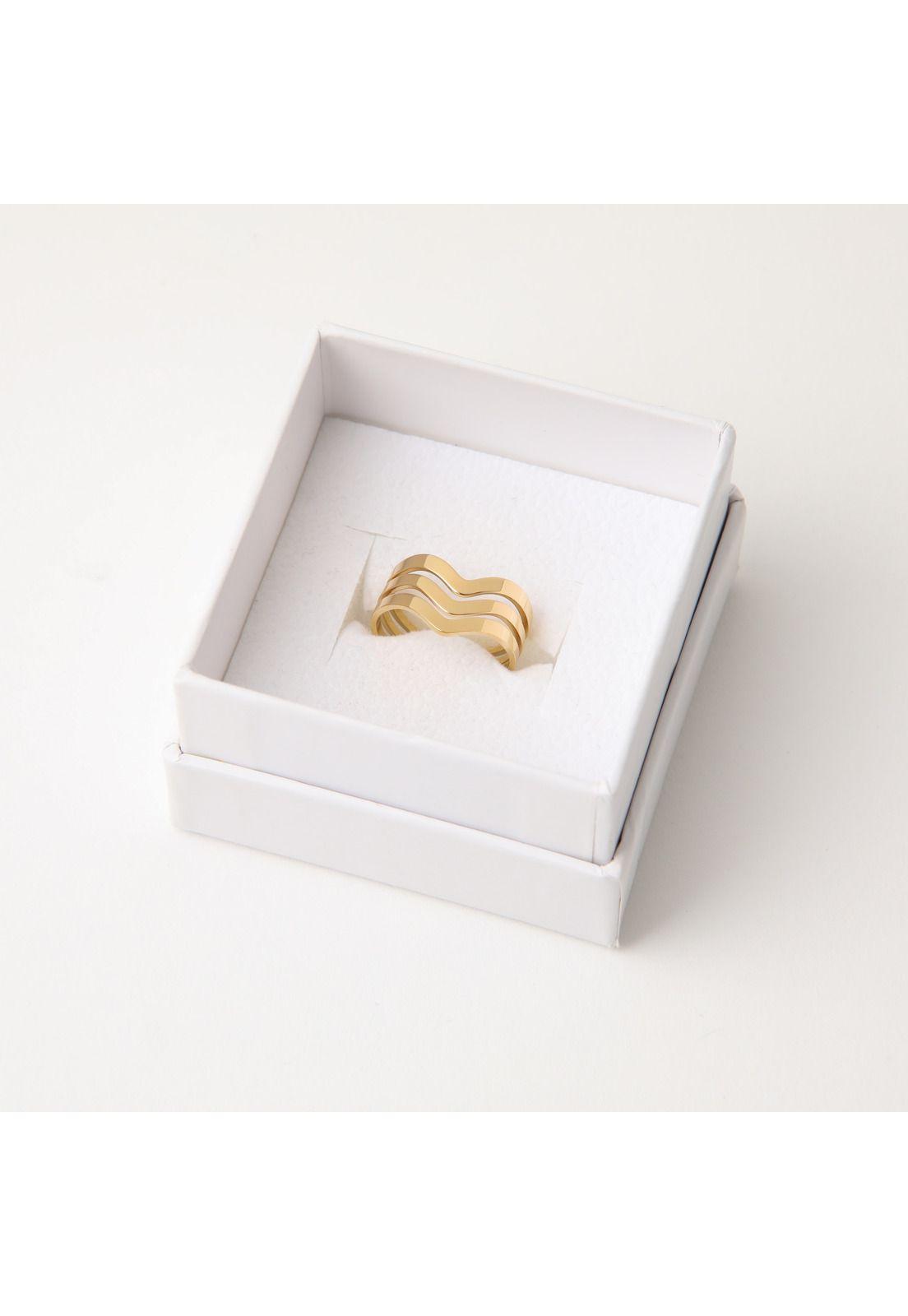 Anillo  19v69 Dorado Mujer STR303-2
