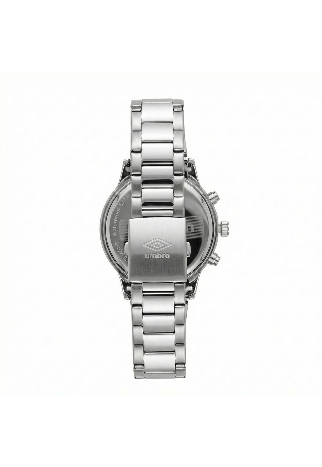 Reloj Análogo Hombre Umbro Plus Plateado UMBP-1500-100-4