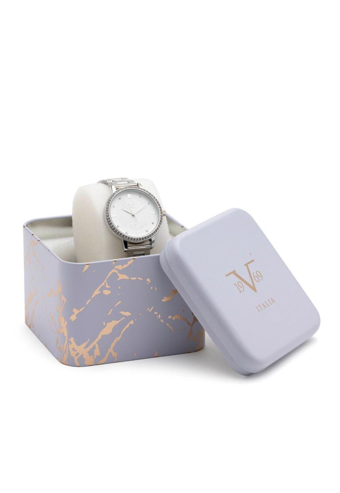 Reloj 19v69 Italia V1969-241-1 Plateado Mujer-3