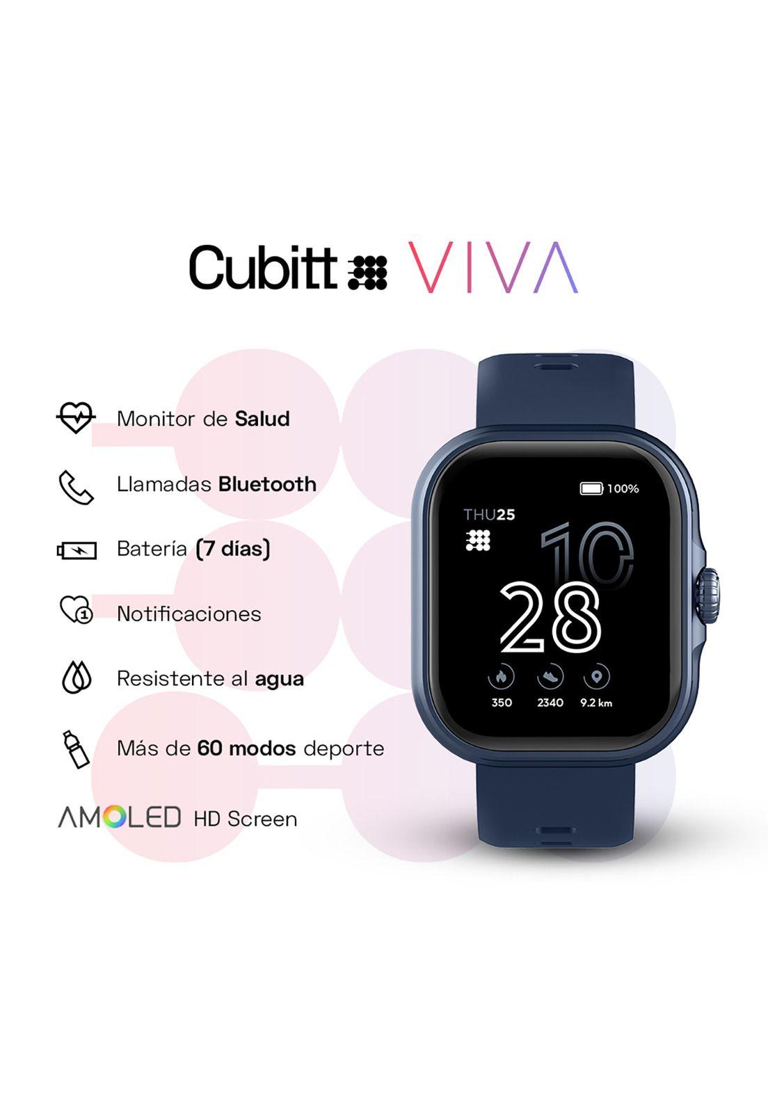 Reloj Smart Watch Cubitt CT-VIVA2 Unisex Azul-2