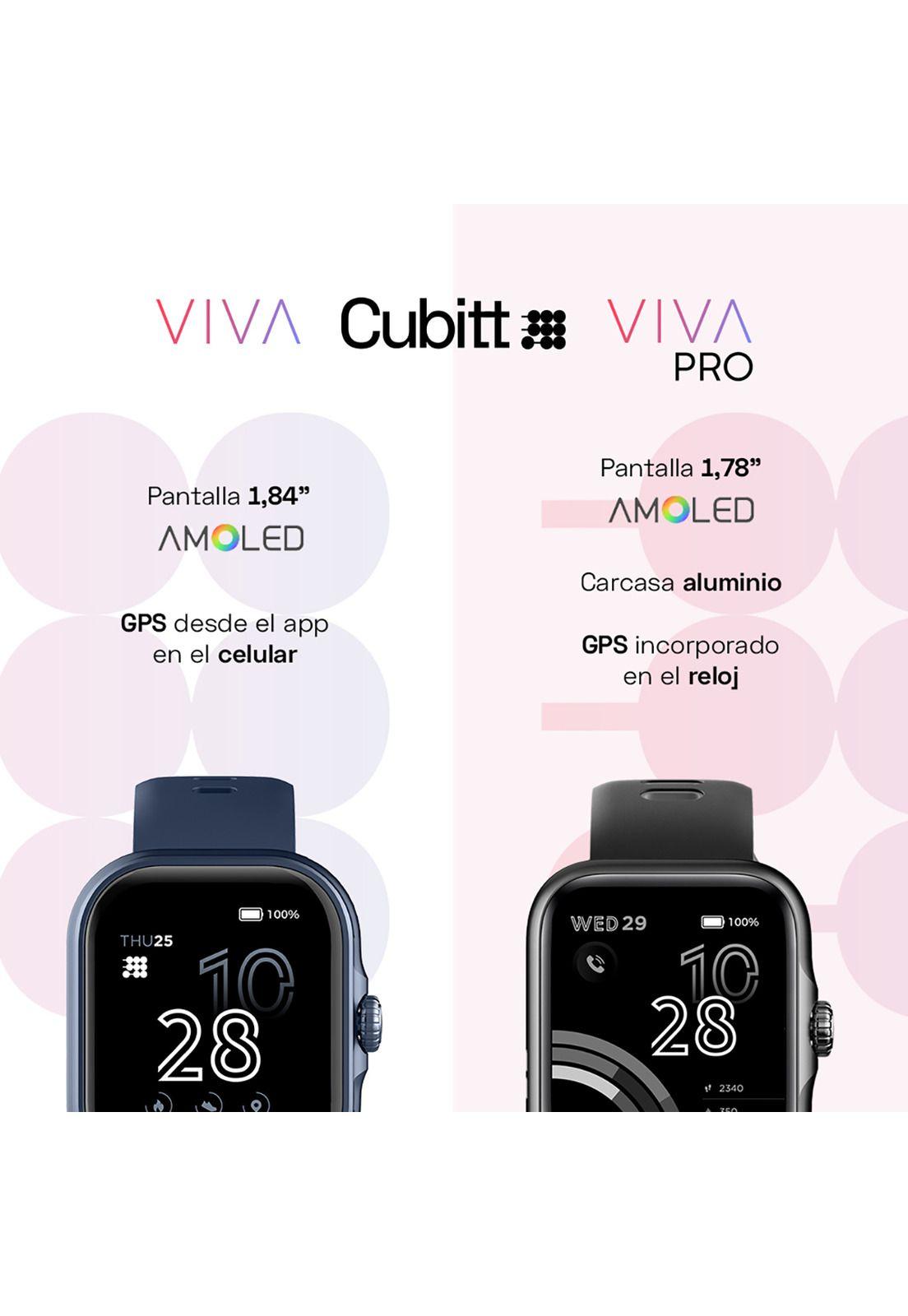 Reloj Smart Watch Cubitt CT-VIVA2 Unisex Azul-4
