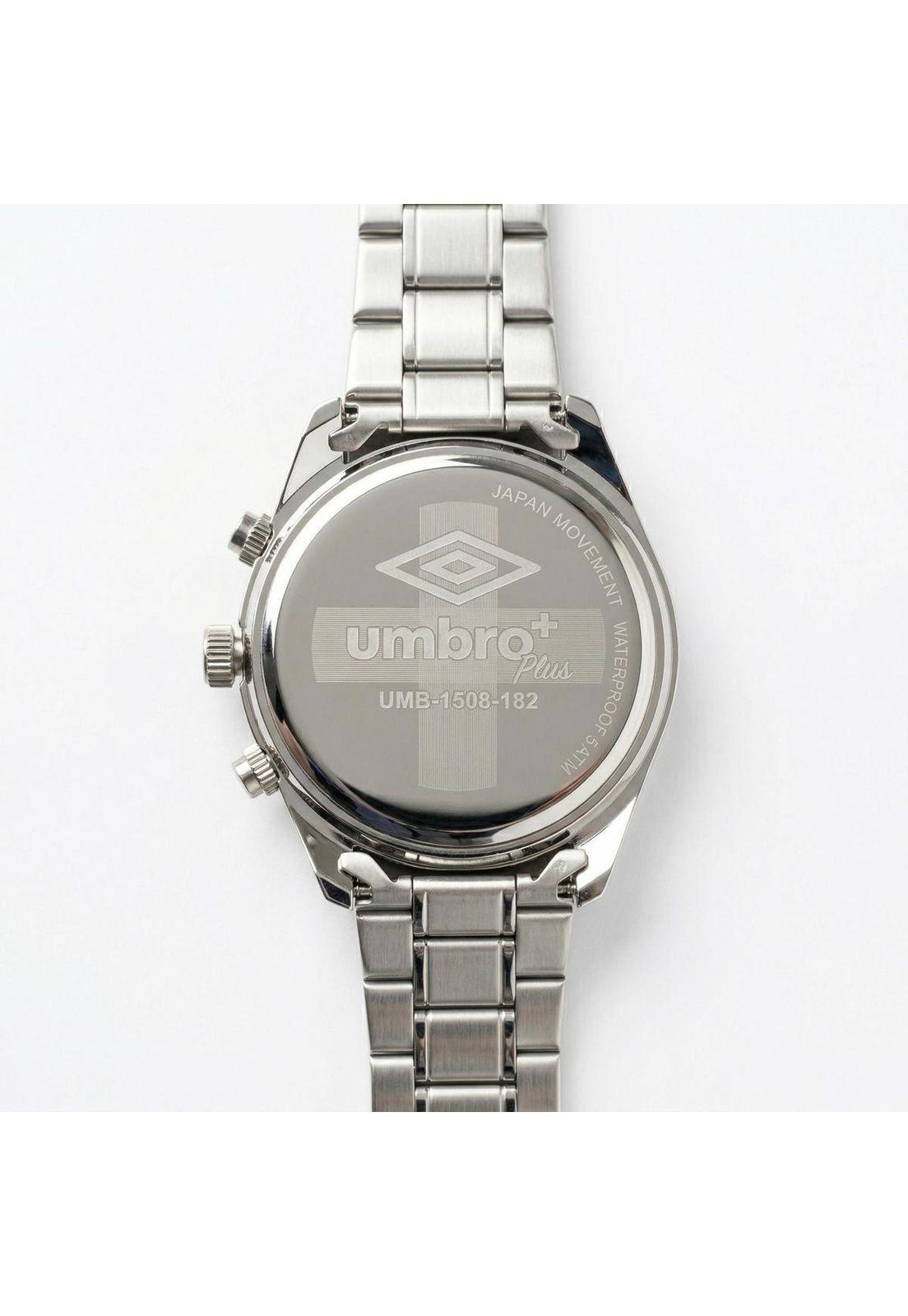 Reloj Análogo Hombre Umbro Plus Plateado UMBP-1500-182-2