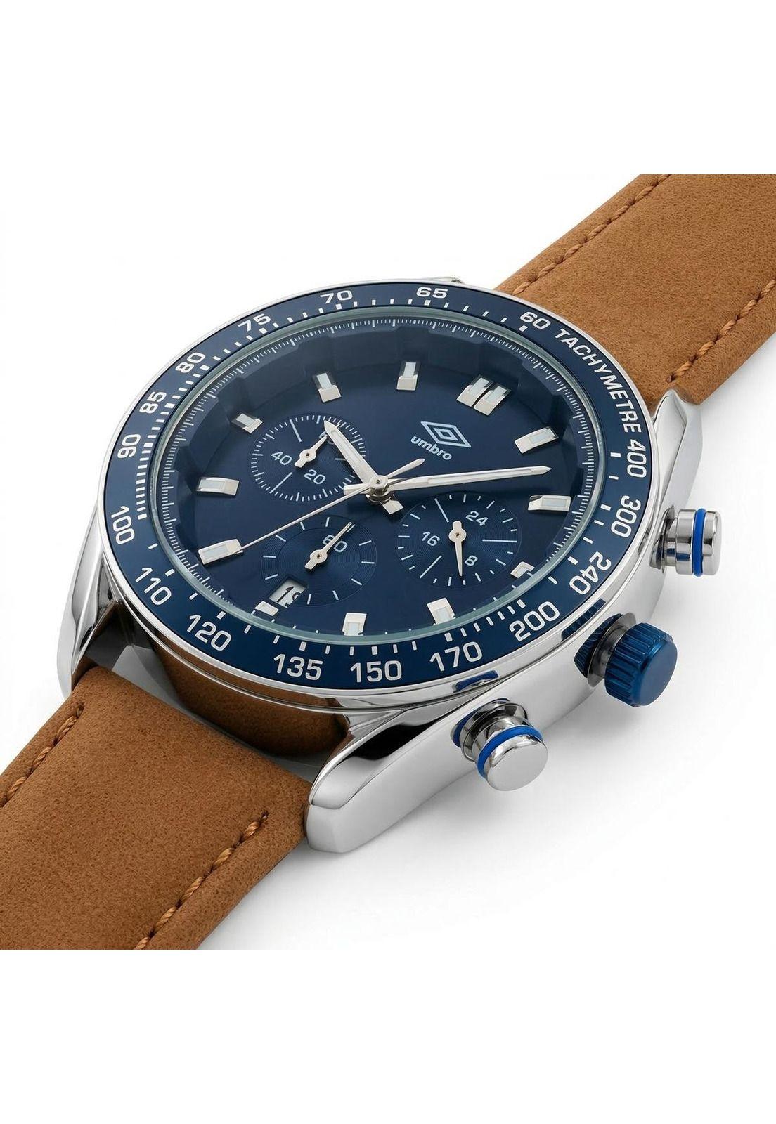 Reloj Análogo Hombre Umbro Plus Café UMBP-1500-115-1