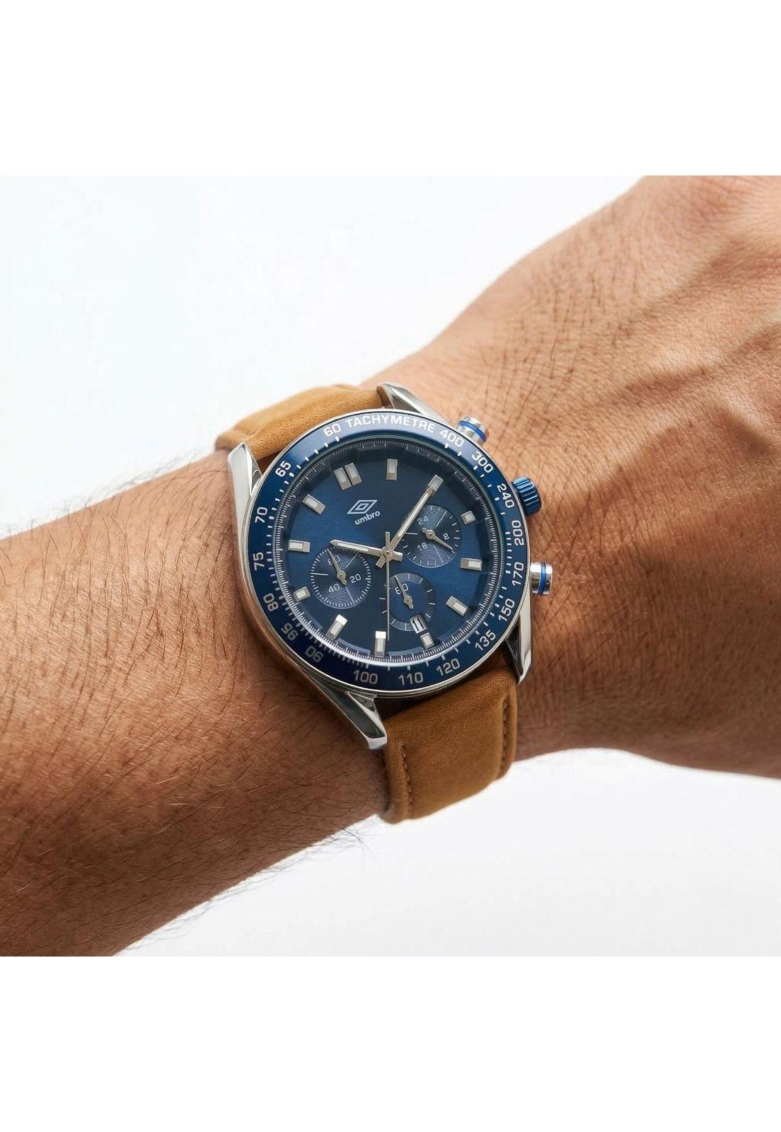 Reloj Análogo Hombre Umbro Plus Café UMBP-1500-115-2