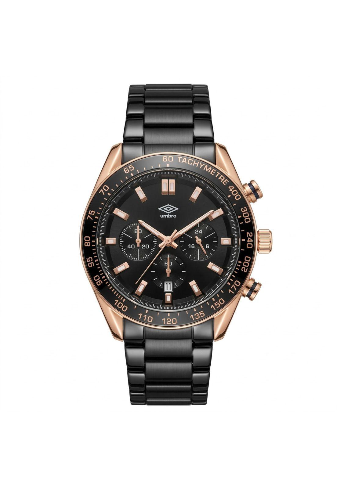 Reloj Análogo Hombre Umbro Plus Negro UMBP-1500-117-0