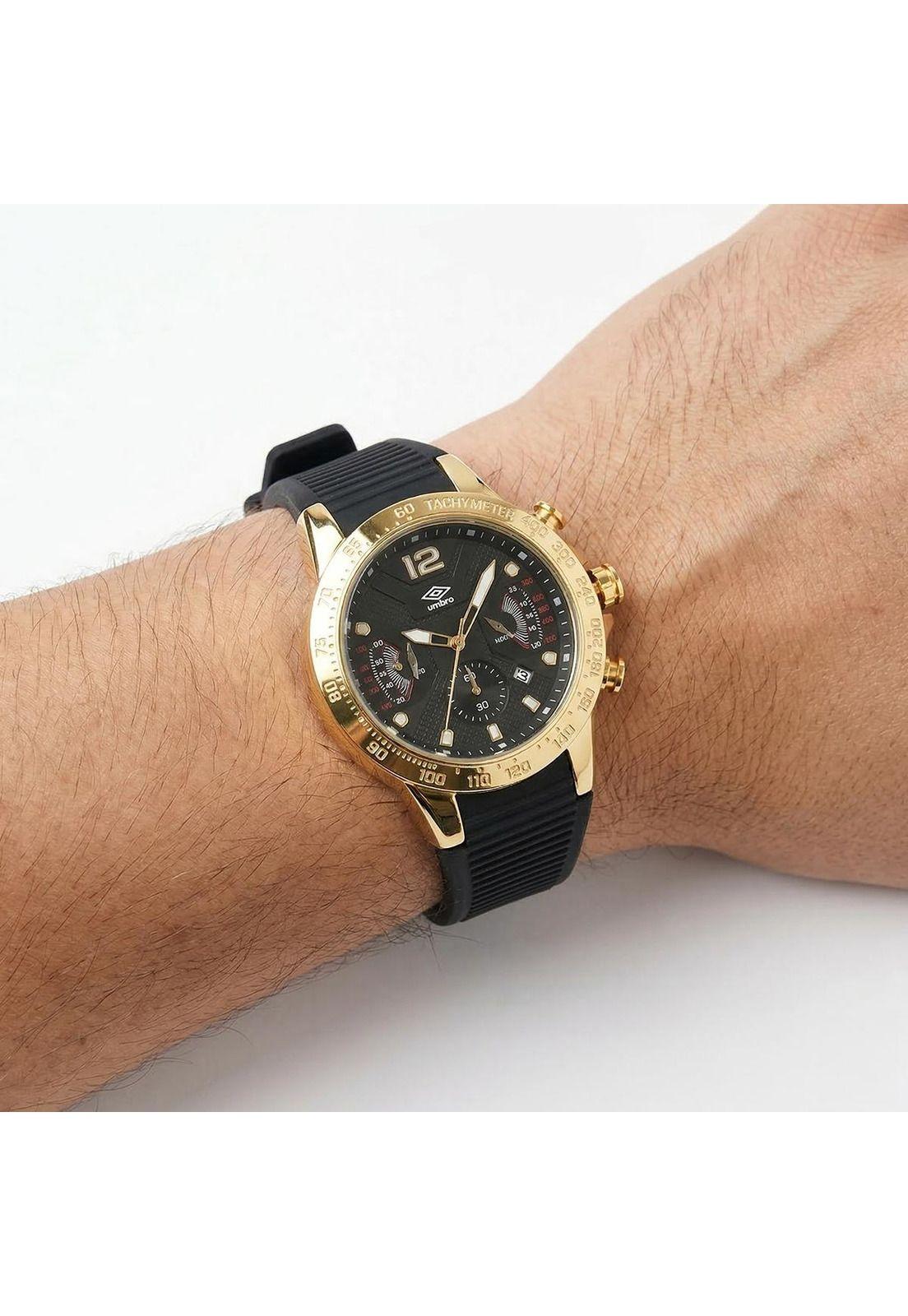 Reloj Análogo Hombre Umbro Plus Negro UMBP-1500-96-3
