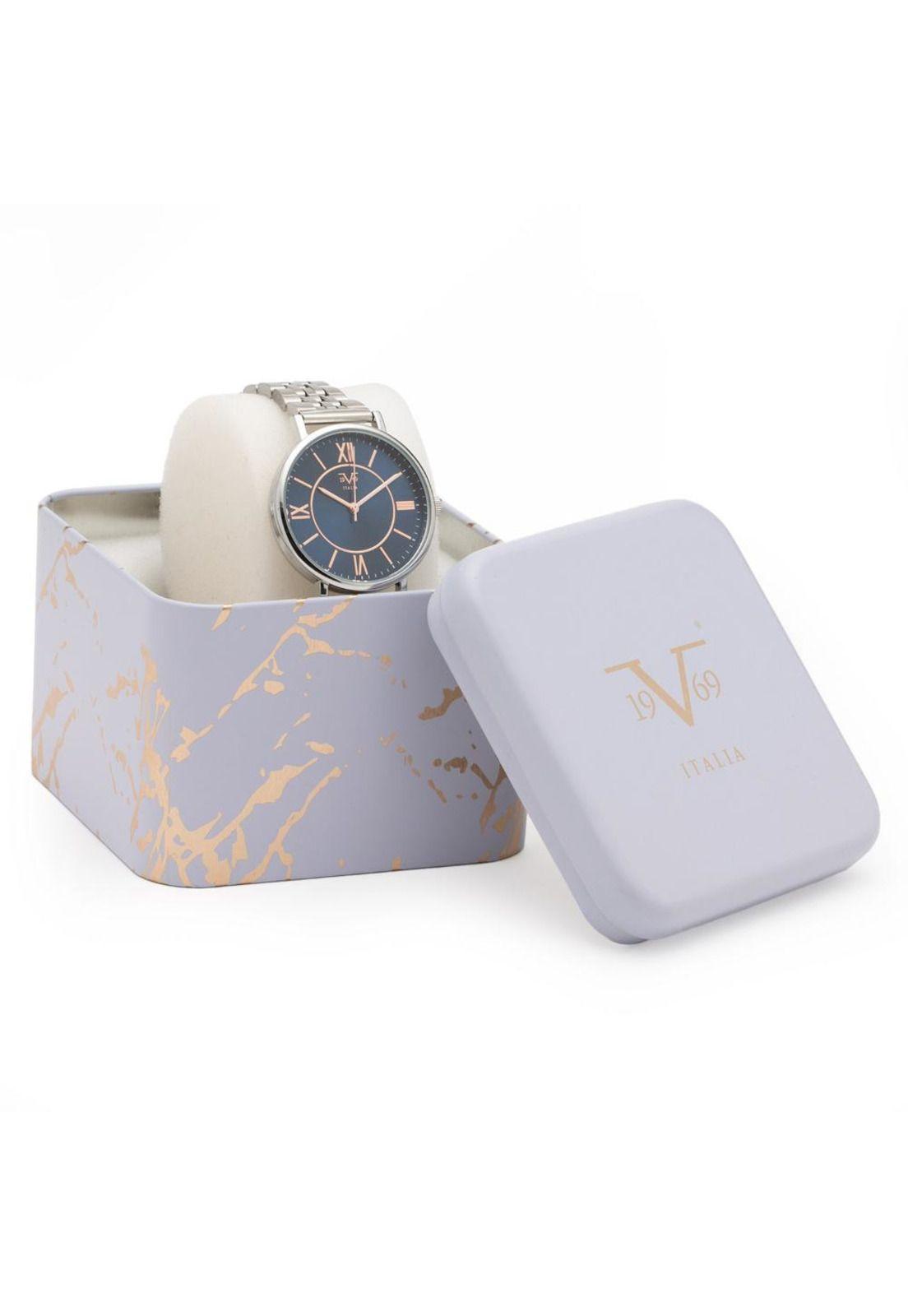 Reloj 19v69 Italia V1969-248-2 Plateado Mujer-3