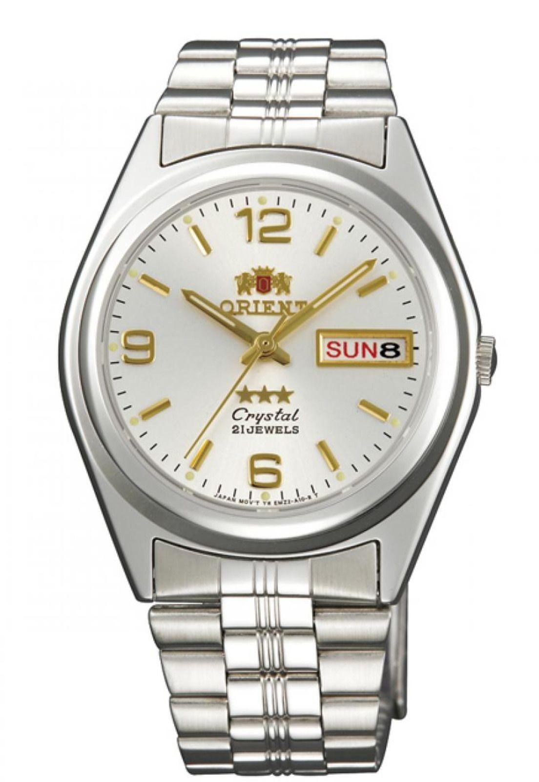 Reloj Clásico Plateado Orient-0