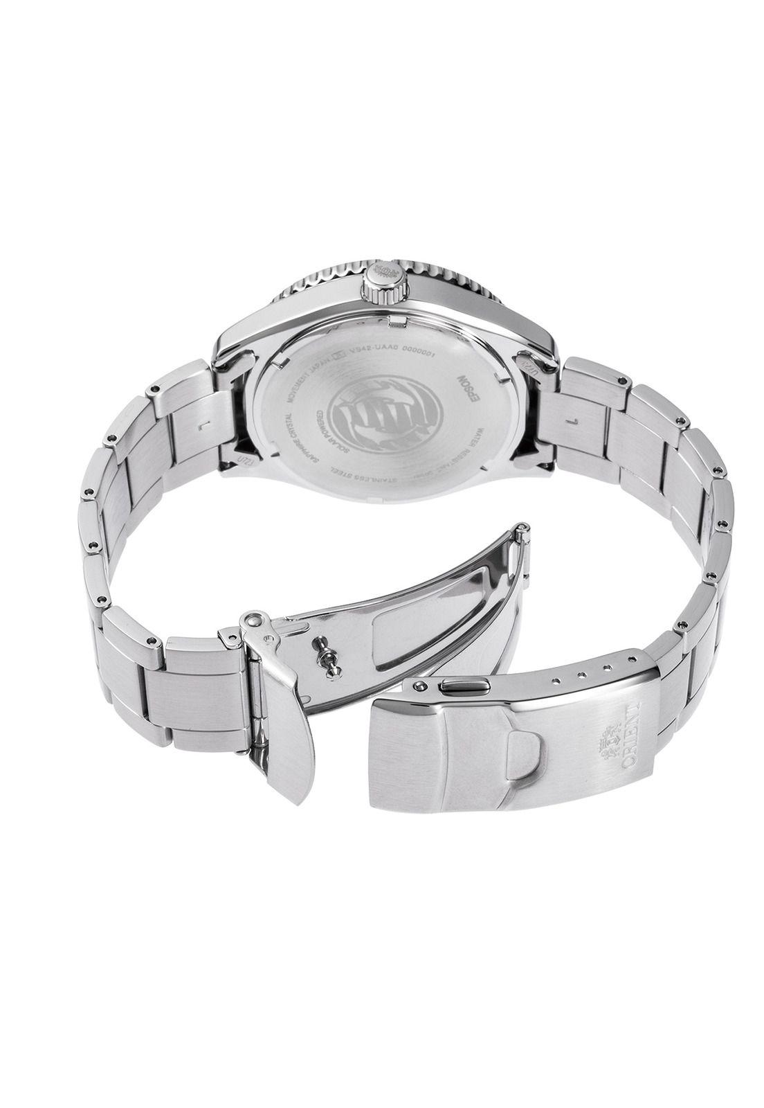 Reloj  Análogo  Hombre Orient Plateado RA-WJ0002L-3