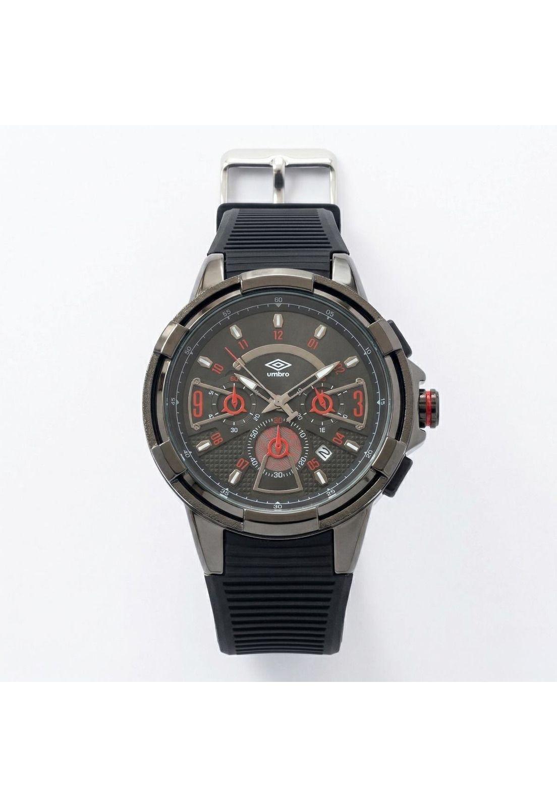 Reloj Análogo Hombre Umbro Plus Negro UMBP-1500-119-0