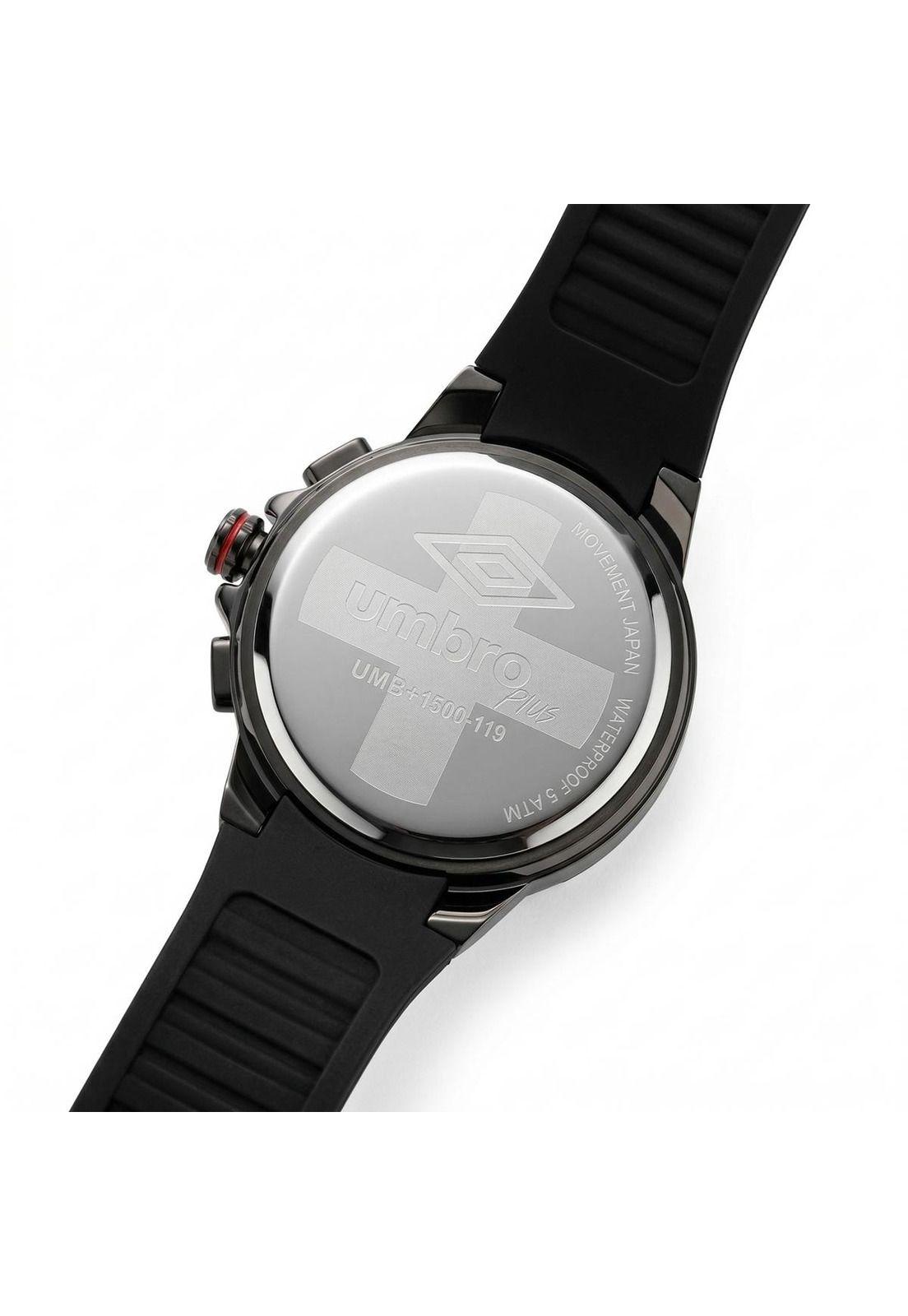 Reloj Análogo Hombre Umbro Plus Negro UMBP-1500-119-2