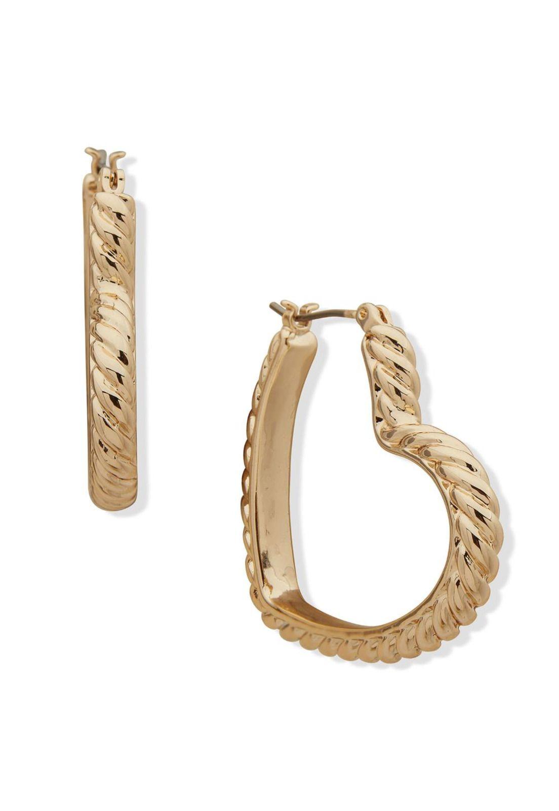 Argollas Anne Klein Dorado Mujer 01G00729-0
