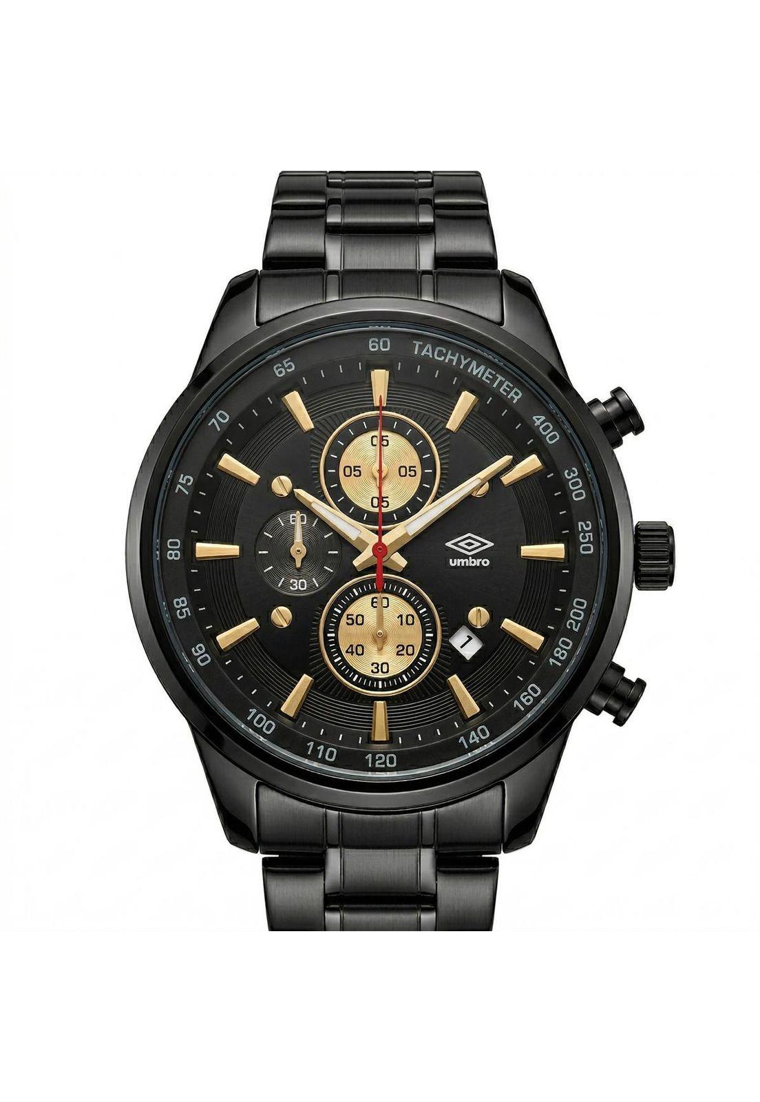 Reloj Análogo Hombre Umbro Plus Negro UMBP-1500-177-0