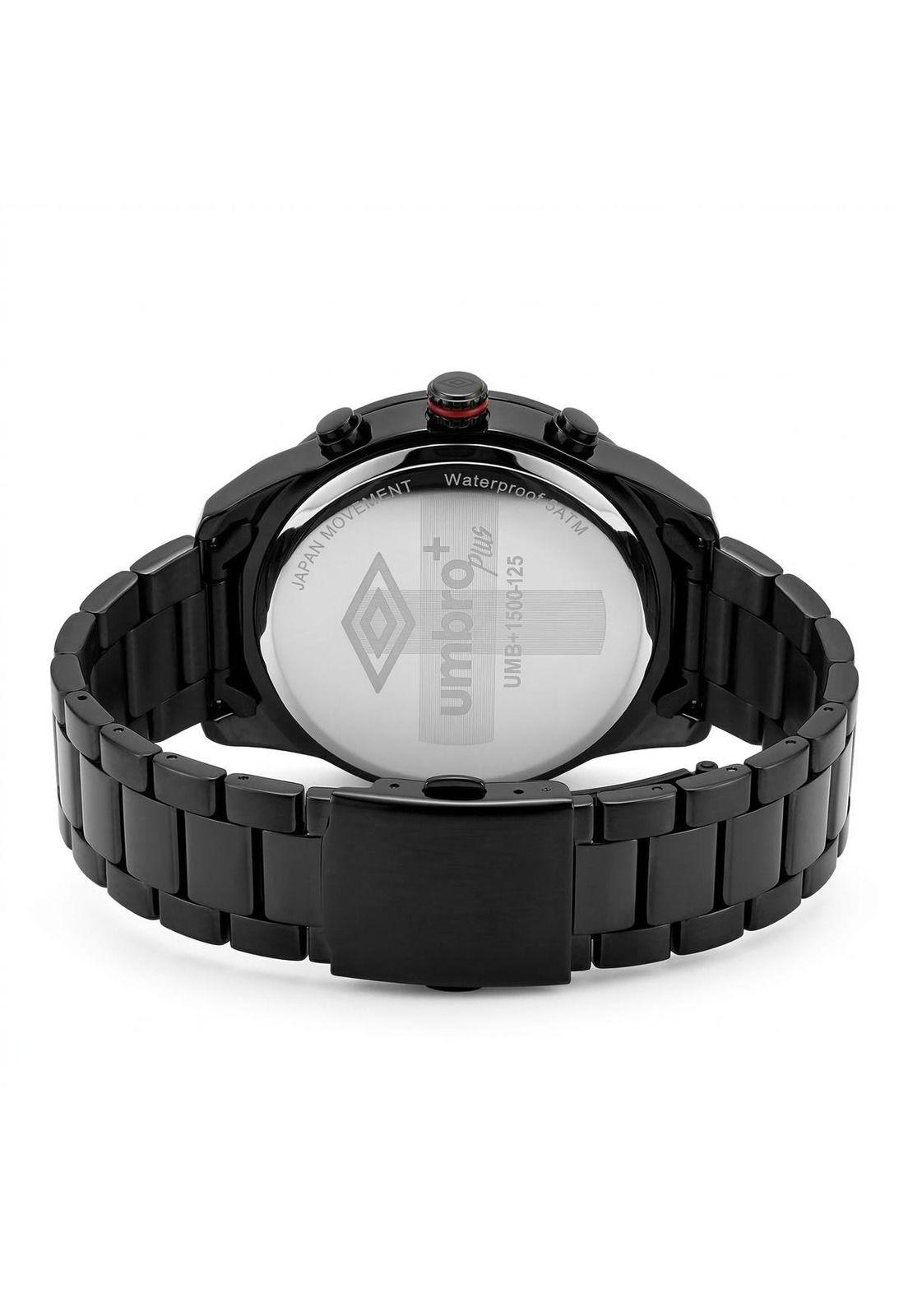 Reloj Análogo Hombre Umbro Plus Negro UMBP-1500-125-2