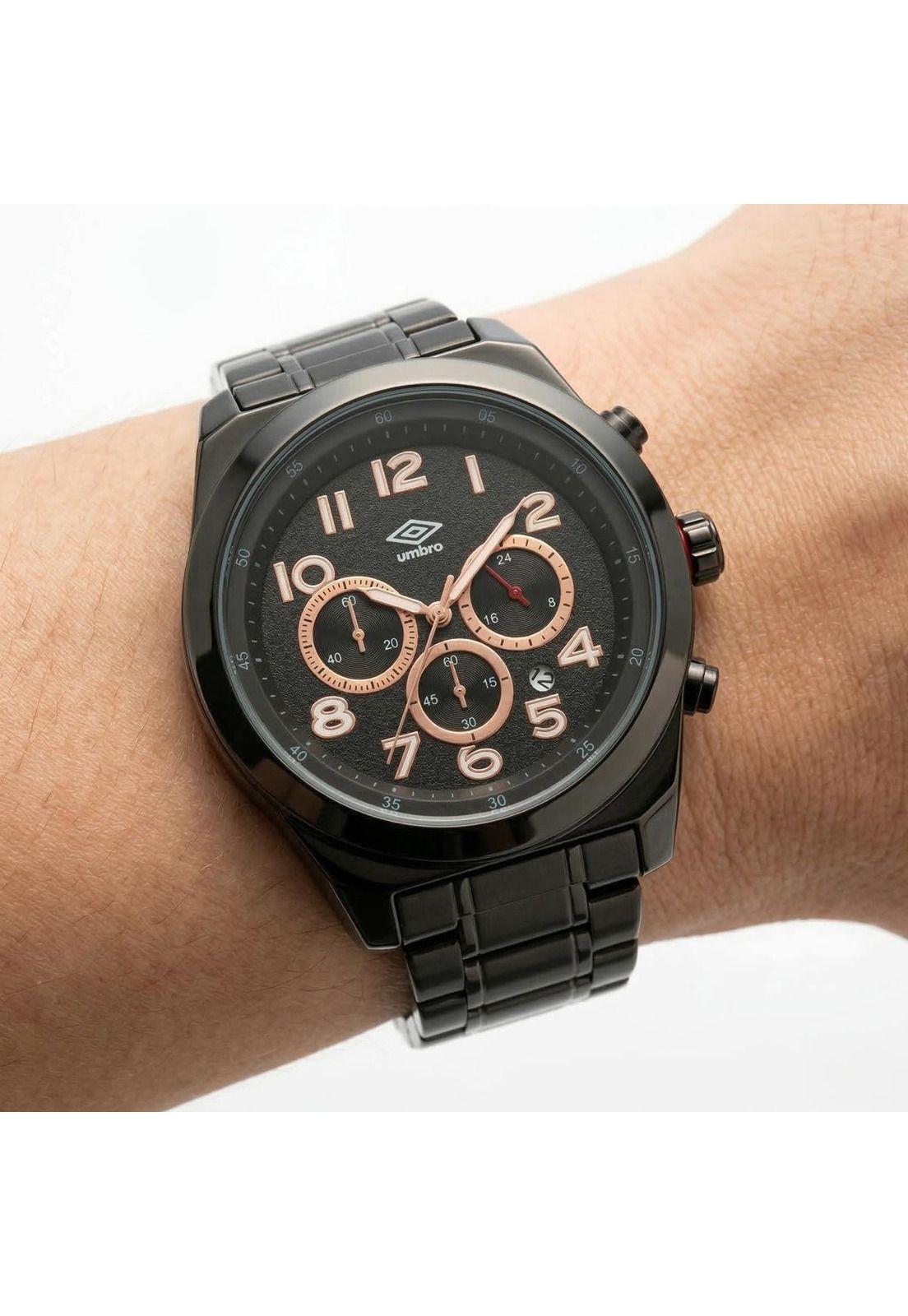 Reloj Análogo Hombre Umbro Plus Negro UMBP-1500-125-3