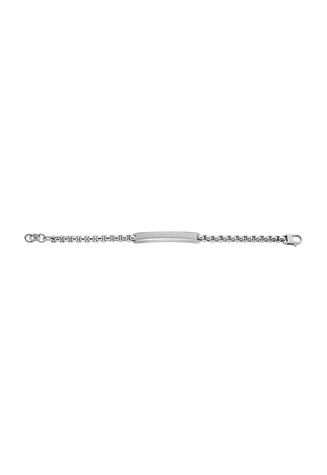 Pulsera Fossil  JF04767040 Plateado Hombre-2