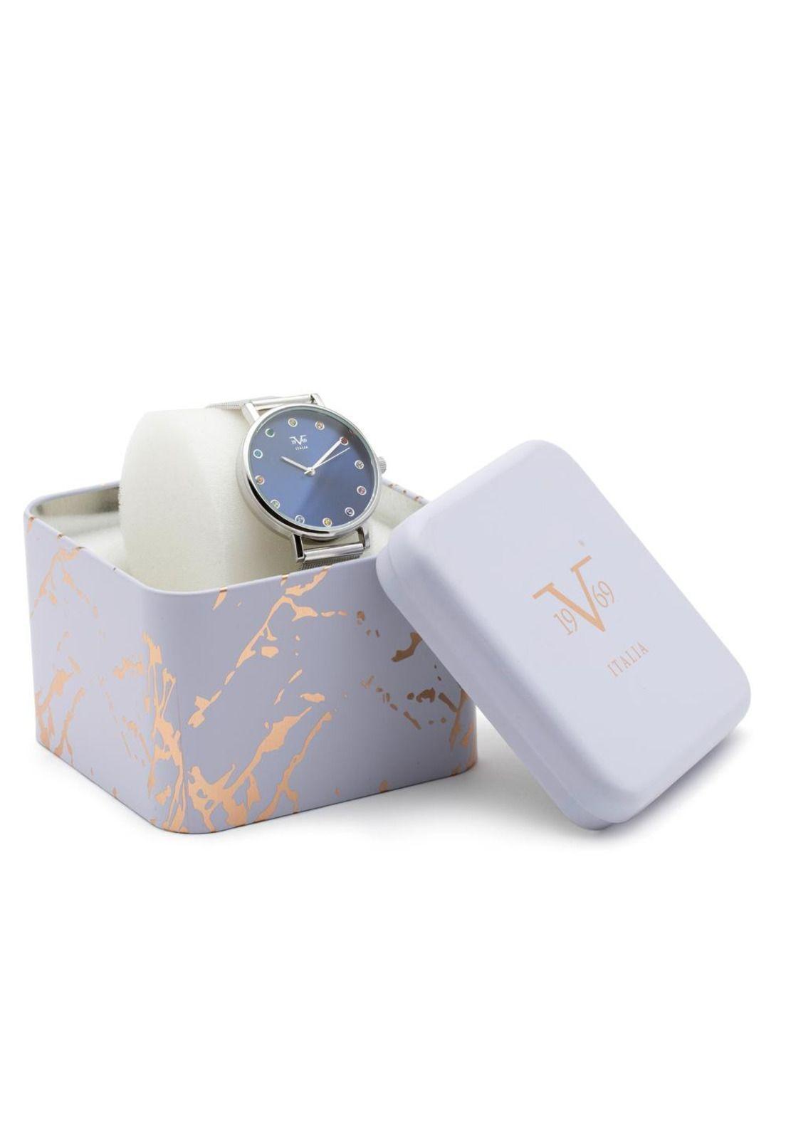 Reloj 19v69 Italia V1969-254-1 Plateado Mujer-3