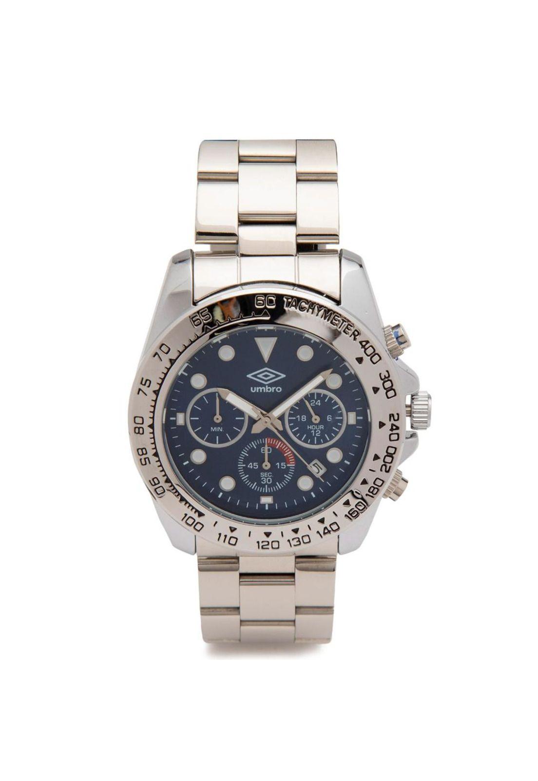 Reloj Umbro Plus UMBP-4900-3 Plateado Hombre-0