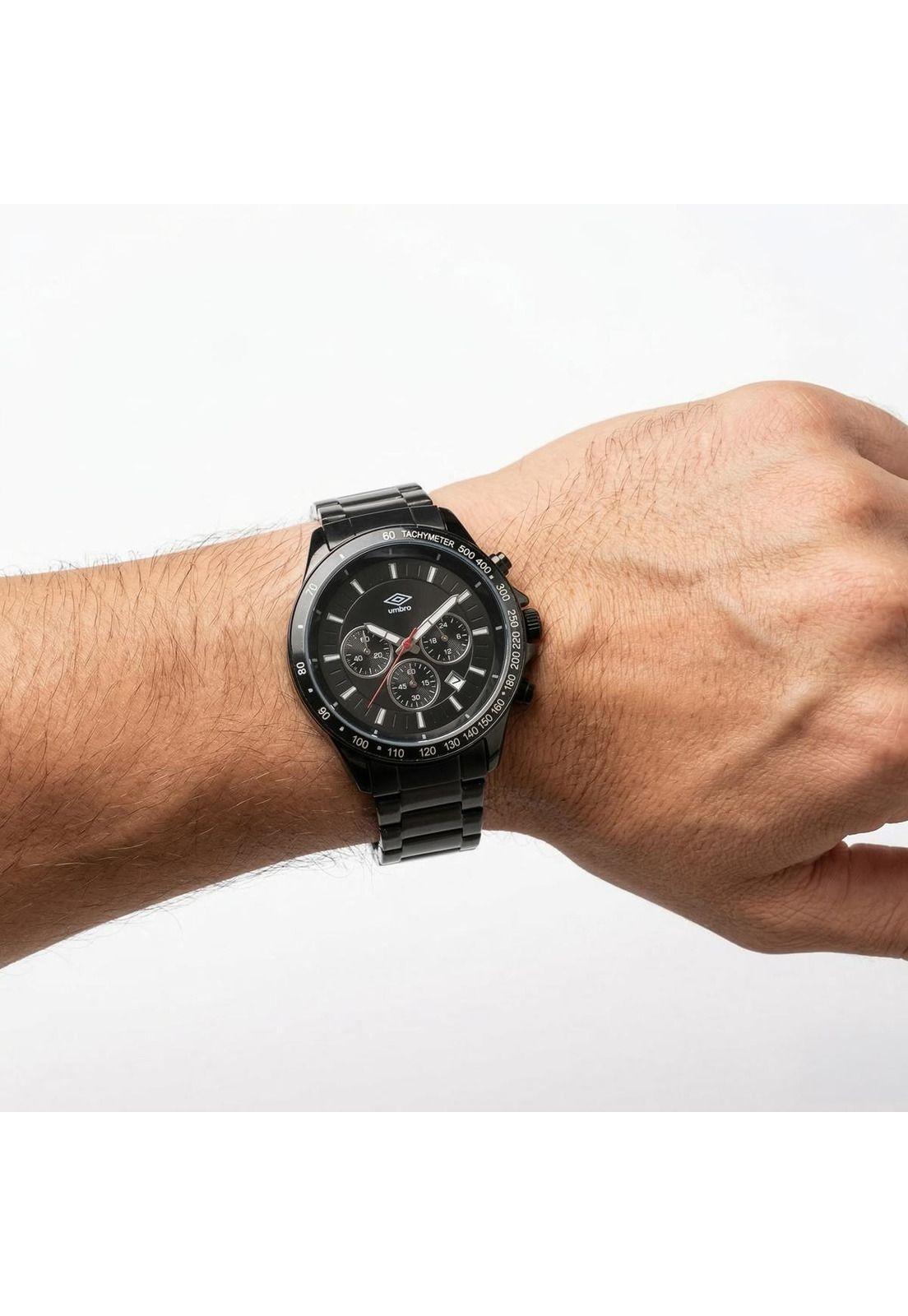 Reloj Análogo Hombre Umbro Plus Negro UMBP-1500-158-2