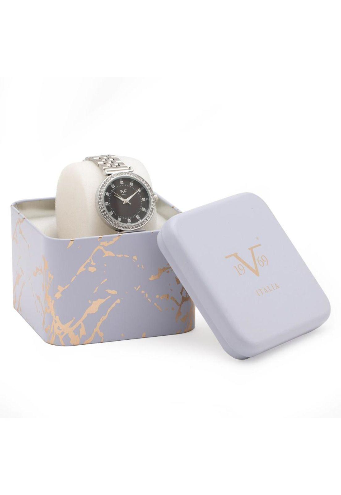 Reloj 19v69 Italia V1969-246-2 Plateado Mujer-3