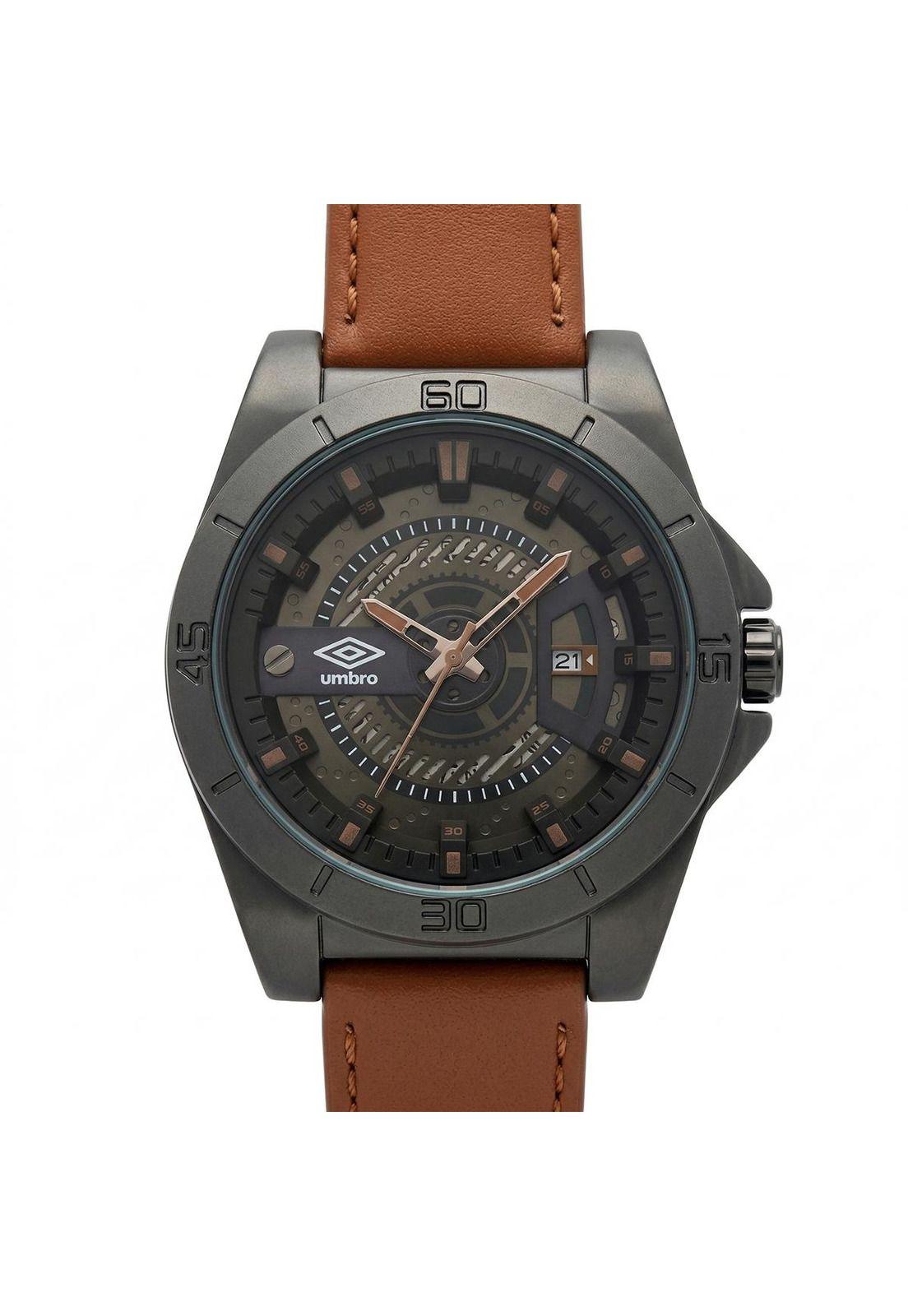 Reloj Análogo Hombre Umbro Plus Café UMBP-1500-190-0