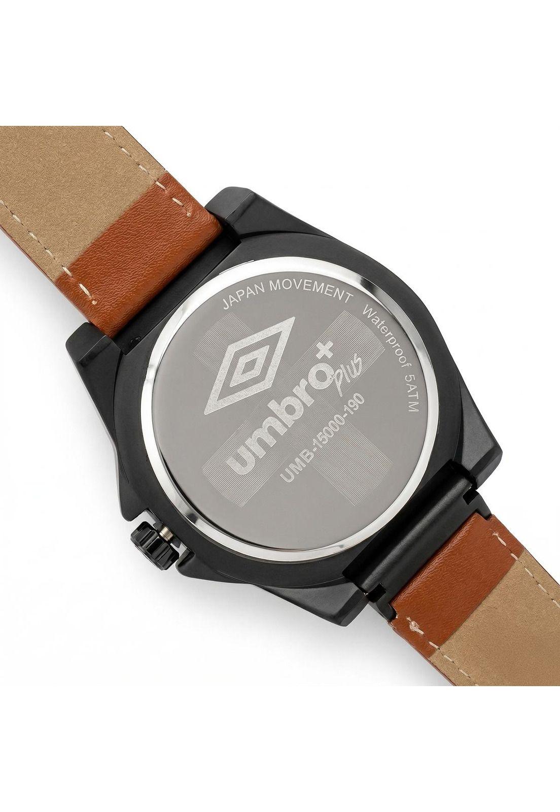 Reloj Análogo Hombre Umbro Plus Café UMBP-1500-190-1