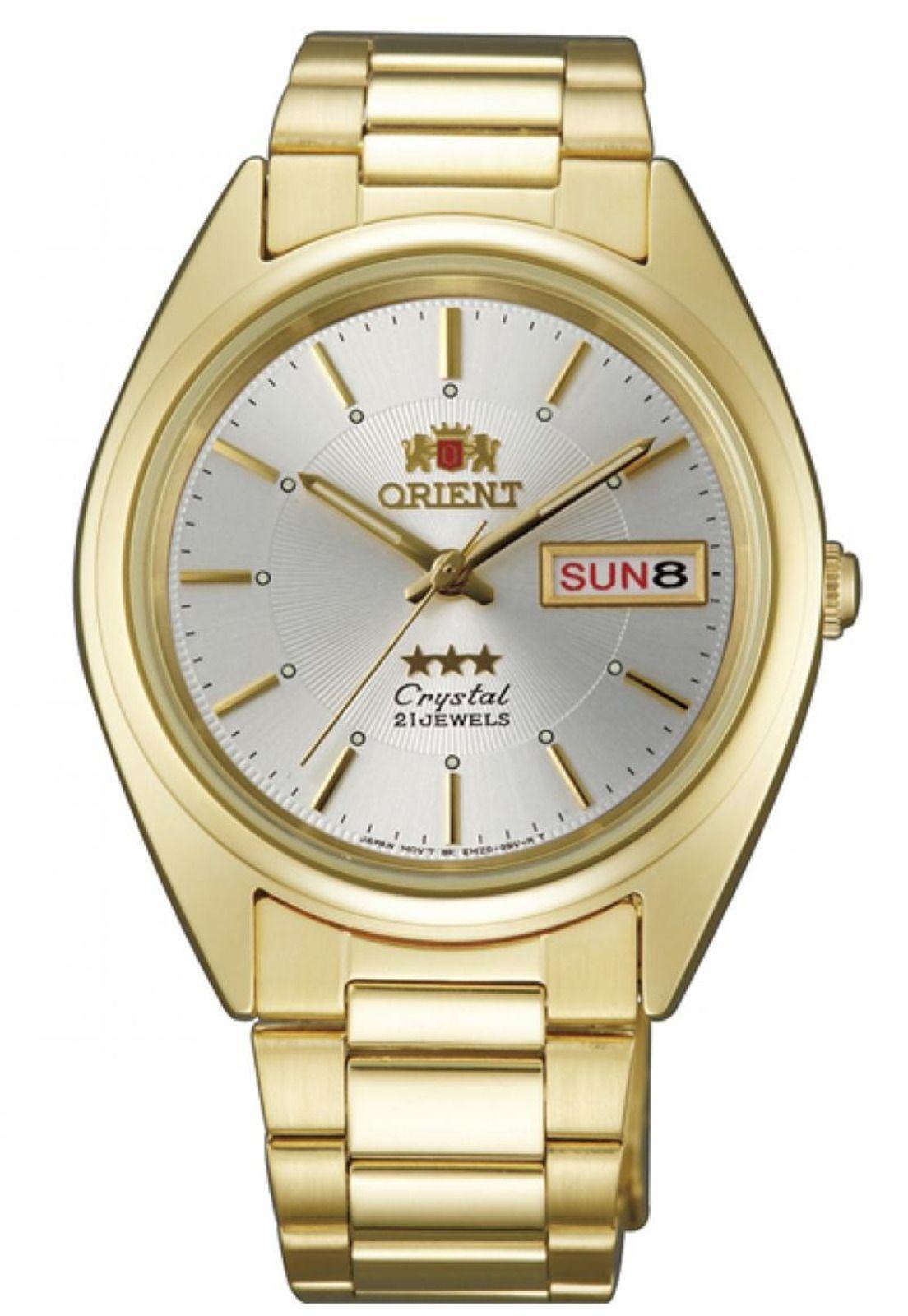 Reloj Clásico Dorado Orient-0