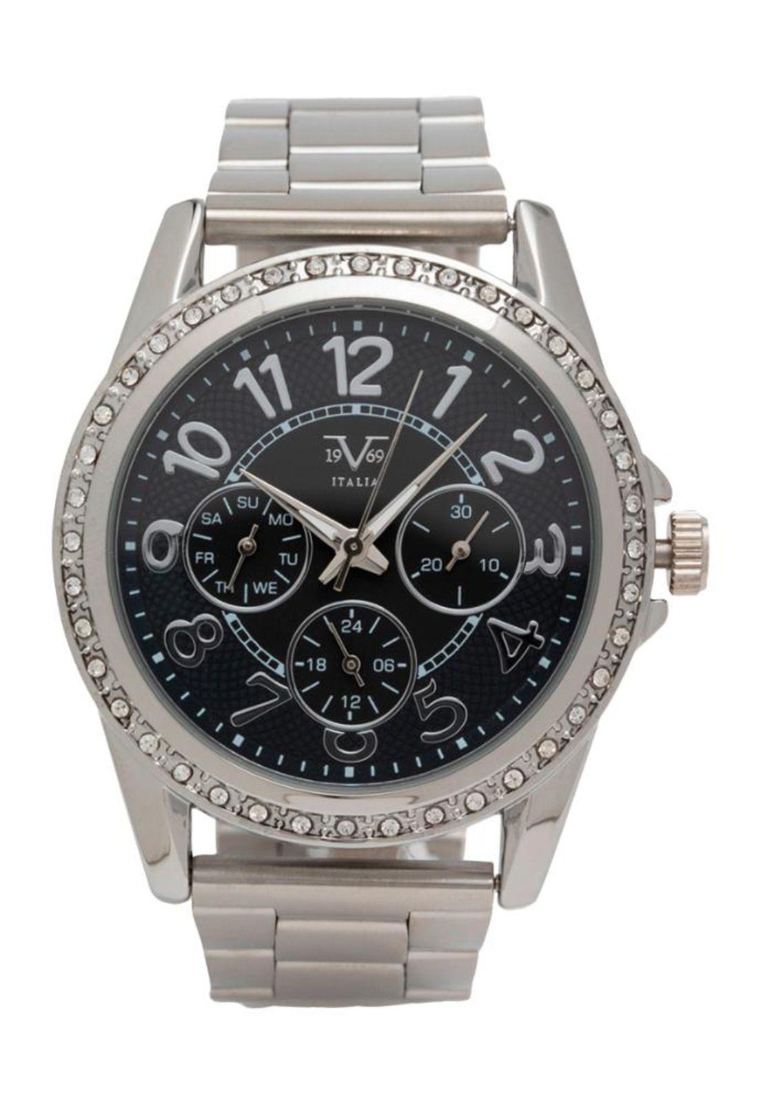 Reloj 19v69 Italia V1969-200-10 Plateado Mujer-0