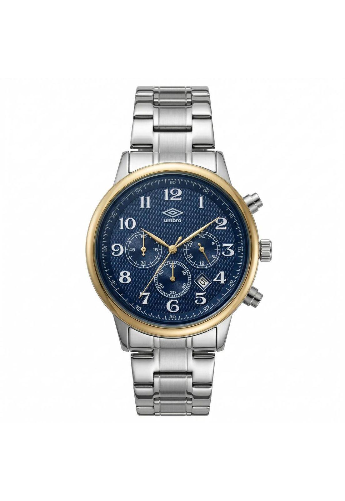 Reloj Análogo Hombre Umbro Plus Plateado UMBP-1500-168-0