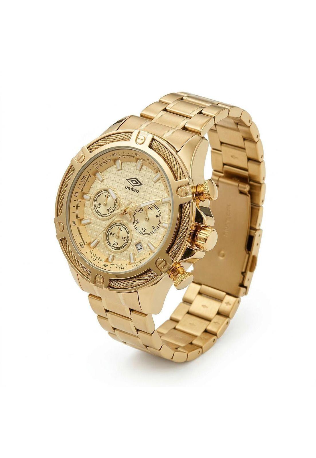 Reloj Análogo Hombre Umbro Plus Dorado UMBP-1500-129-3