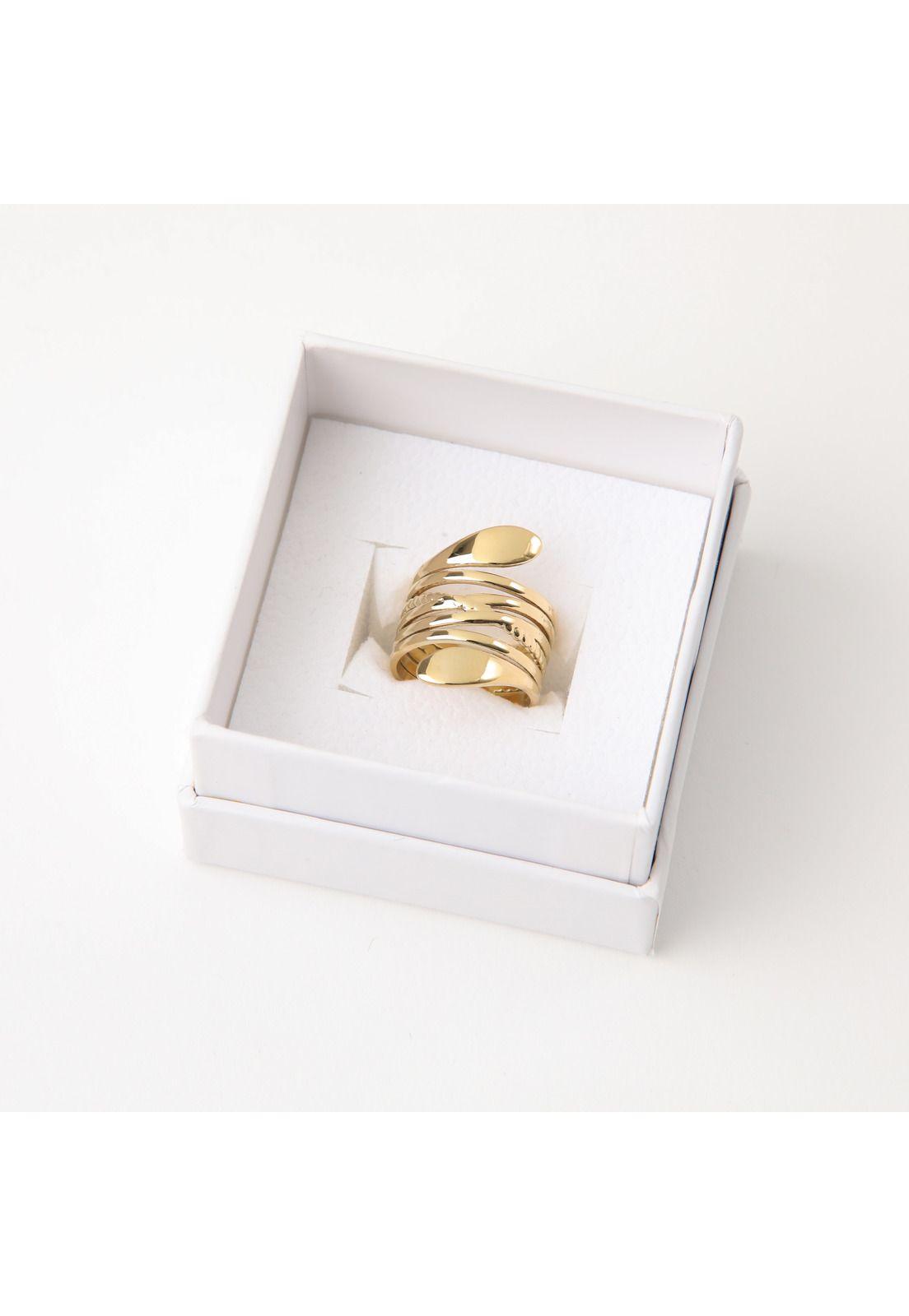 Anillo  19v69 Dorado Mujer STR212-2