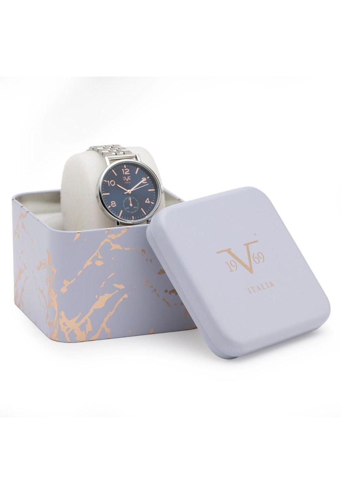 Reloj 19v69 Italia V1969-252-5 Plateado Mujer-3