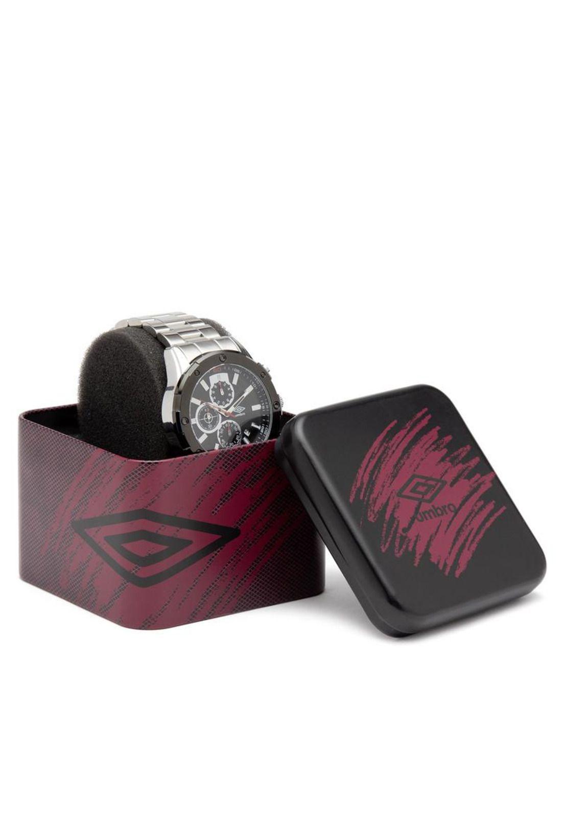 Reloj Umbro Plus UMBP-5200-3 Plateado Hombre-3