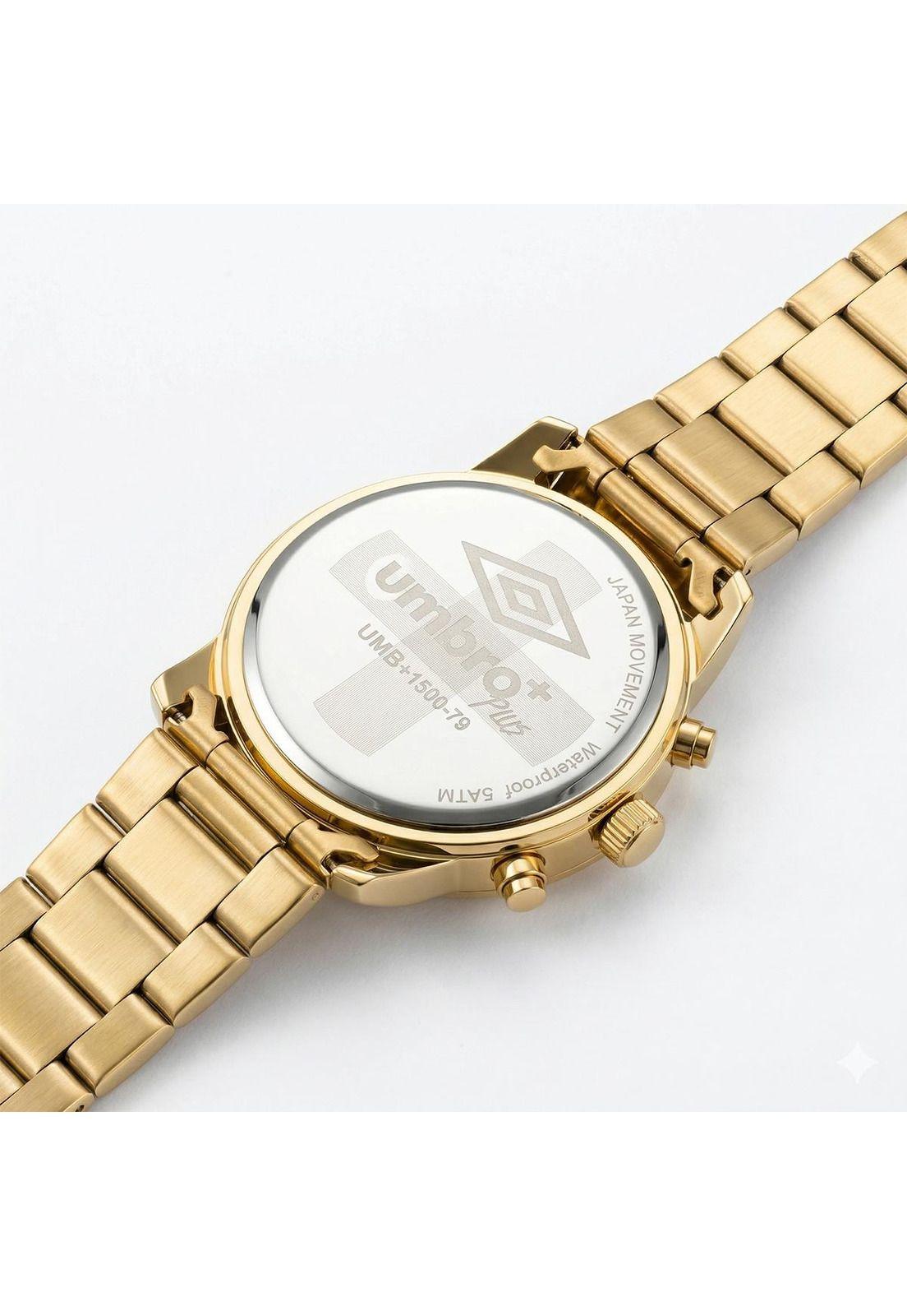 Reloj Análogo Hombre Umbro Plus Dorado UMBP-1500-79-1