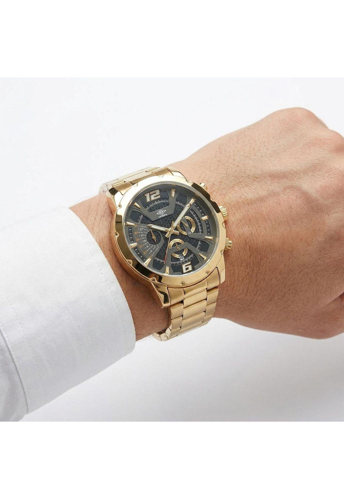 Reloj Análogo Hombre Umbro Plus Dorado UMBP-1500-79-3